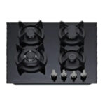 طباخ 4 عيون زجاج اسود