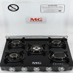 طباخ 5 عيون MG زجاج مع غطاء 7052